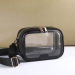 Wholesale Women Fashion Casual Solid Color Transparent Crossbody Bag - Image 7