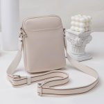 Wholesale Simple Fashionable Soft Leather Pu Mobile Phone Crossbody Bag - Image 7