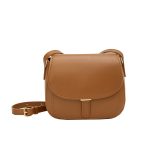 Women Casual Solid Color Flap Saddle Crossbody Bag - Image 6