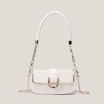 Wholesale Women Fashionable Simple Rhomboid Flap Chain Shoulder Bag - Image 6
