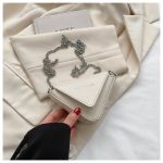 Wholesale Women Fashion Casual Solid Color Pu Mini Triangle Crossbody Bag - Image 7