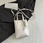 Wholesale Fashion Simple Solid Color Mobile Phone Messenger Bag - Image 7