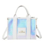 Wholesale Women Fashion Sequin Large Capacity Zipper Shoulder Crossbody Bag - Image 7