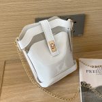 Wholesale Women Fashion Casual Transparent Bucket Crossbody Bag - Image 7