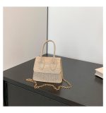 Wholesale Fashion Solid Color Chain Mini Crossbody Bag - Image 7