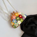 Wholesale Creative Woven Floral Pearl Chain Crossbody Bag - Image 8