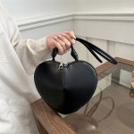 Women Fashion Casual Creative Heart Solid Color Crossbody Bag - Image 7