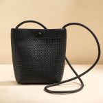 Wholesale Women Fashion Simple Solid Color Woven Crossbody Bag - Image 6
