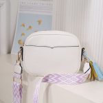 Wholesale Women Fashion Square Wide Strap Pendant Crossbody Bag - Image 6