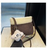 Wholesale Women Fashion Cute Lamb Fur Plush Pendant Crossbody Bag - Image 6