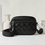 Wholesale Women Fashion Casual Solid Color Rhombic Wide Strap Crossbody Bag - Image 5