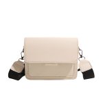 Wholesale Women Fashion Casual Solid Color Wide Strap Square Crossbody Bag - Image 6