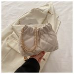 Wholesale Women Fashion Casual Solid Color Chain Crossbody Bag - Image 7