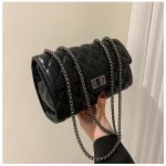 Women Fashion Simple Solid Color Chain Square Crossbody Bag - Image 7
