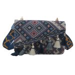 Wholesale Bohemian Vintage Fringe Wide Strap Crossbody Bag - Image 7