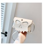Wholesale Fashion Creative Solid Color Skull Crossbody Bag - Image 7