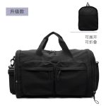 Fashion Casual Solid Color Wet And Dry Separable Large Capacity Foldable Portable Travel Duffle Bags - Image 7