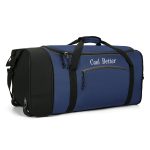 Wholesale Men Casual Sports Travel Foldable Wheels Oxford Duffle Bag - Image 7
