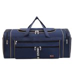 Men Leisure Sports Alphabet Foldable Large Capacity Nylon Duffle Bag - Image 6