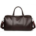 Wholesale Men Leisure Sports Vintage Large Capacity PU Duffle Bag - Image 6