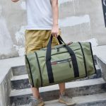 Wholesale Men Leisure Sports Basic Large Capacity Oxford Duffle Bag - Image 5
