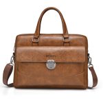 Wholesale Men'S Fashion Casual Retro Large Capacity Business Handbag Briefcases Bags - Image 7
