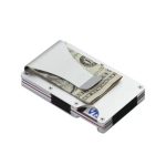 Wholesale Men Fashion Casual Metal Aluminum Alloy Card Holder Anti-Magnetic Rfid Wallet