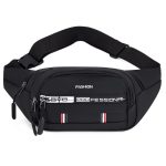 Multifunctional Crossbody Waterproof Sports Men Casual Multi Pocket Design Solid Color Large Capacity Waist Chest Bag - Image 7