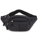 Unisex Casual Multi Pocket Design Solid Color Large Capacity Waist Chest Bag - Image 7