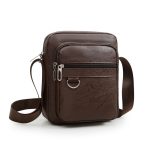 Men Casual Versatile PU Crossbody Bag - Image 6