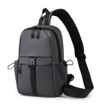 Men Leisure Sports Commuter Chest Bag - Image 7