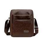 Men Fashion Casual Business PU Crossbody Bag - Image 7