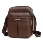 Men Fashion Casual Business PU Crossbody Bag - Image 7