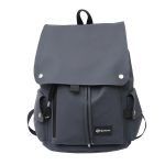Wholesale Unisex Casual Breathable Waterproof Solid Color Pu Backpack - Image 5