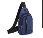 Men Fashion Double Zipper Waist Chest Bag - Image 9