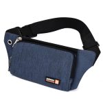 Wholesale Men Solid Color Running Sports Shoulder Bag Fitness Crossbody Waist Bag - Image 7