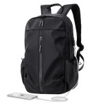 Wholesale Men Casual Zipper Design Solid Color Large Capacity Backpack - Image 7