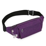 Wholesale Men Casual Sports Commuter Solid Color Waist Chest Bag - Image 7
