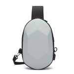 Men Casual Sports Commuter Hard Shell Chest Bag - Image 6