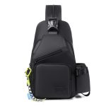 Wholesale Men Casual Sports Solid Color Chest Bag - Image 6
