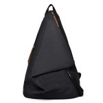 Men Leisure Sports Commuter Solid Color Canvas Backpacks Bag - Image 8