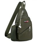 Wholesale Men Fashion Leisure Sports Commuter Canvas Chest Bag - Image 6