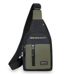 Men Fashion Casual Commuter Oxford Chest Bag - Image 7