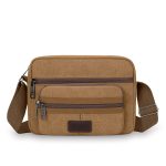 Wholesale Men Fashion Casual Commuter Canvas Crossbody Bag - Image 7