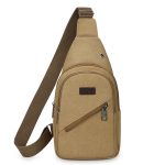 Wholesale Men Fashion Casual Commuter Canvas Chest Bag - Image 7