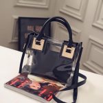 Wholesale Women Fashion Casual Transparent Large Capacity Handbag