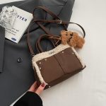 Women Fashion Casual Large Capacity Plush Handbag - Image 5