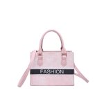 Wholesale Women Fashion Casual Simple Letter Embroidered Handbag - Image 6