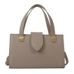 Women Fashion Simple Solid Color Large Capacity Handbag - Image 6