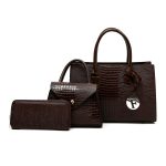 Wholesale Simple And Fashionable Bag Lizard Print Handbag Three-Piece Set - Image 7